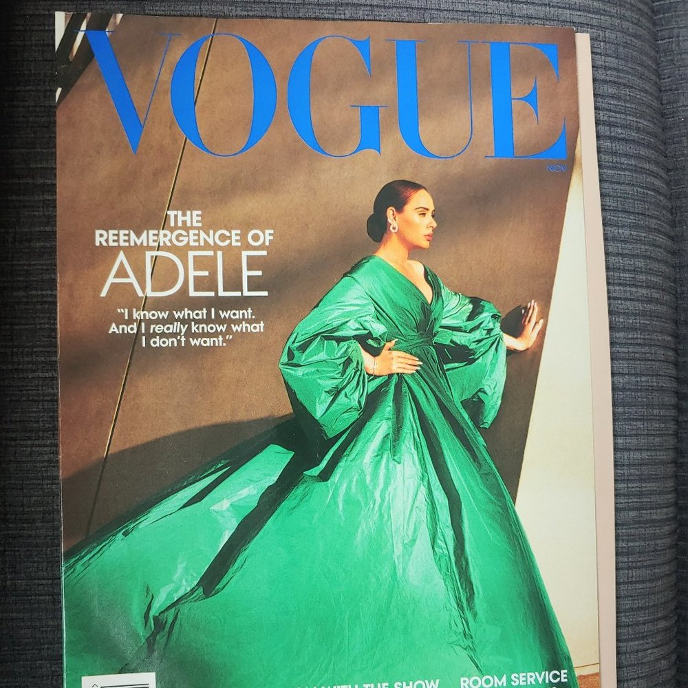 Vogue magazine Adele November 2021